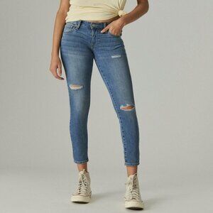 LUCKY BRAND Low Rise Lolita Skinny Size 14 Kendzora Wash